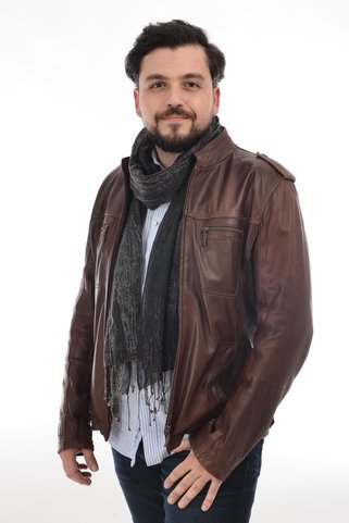 Dosimira Erkek Denim Siyah Pamuk Fular