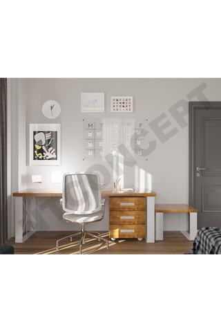 NT Concept Ntconcept Rodo Üçlü Ofis Ve Çalışma Odası Takımı-120'lık Takım