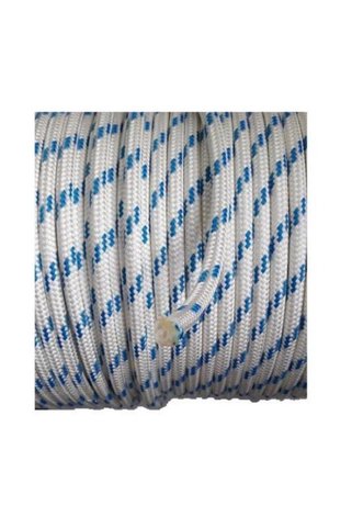 EgeÇelikHalat 16mm 20 Metre Marin Tip İskota Halatı Yelken, Mandar ve Tekne Bağlama Halatı %100 Polyester