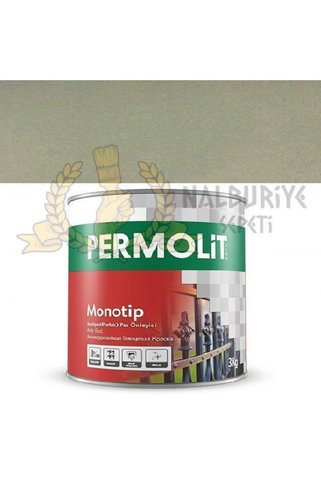 Permolit Monotip Astarlı Antipas Boya GÜMÜŞ GRİ 2.5 Lt.