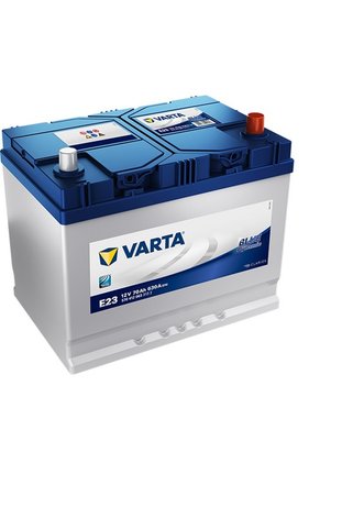 Varta 12 Volt 70 Amper Blue Dynamic E23 "yüksek Düz" Japon Tip Akü.!! Güncel-yeni Üretim.