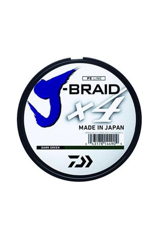 daiwa J-Braid 4B Koyu Yeşil 0,21mm 135m İp Misina