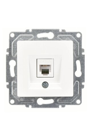 Günsan Visage Beyaz Numeris Telefon Prizi Cat3 Mek. - 12 Adet