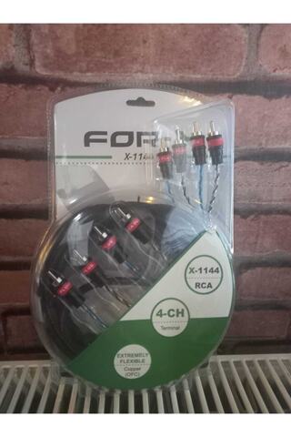For-X X-1144 4 Lü Rca Kablo Seti