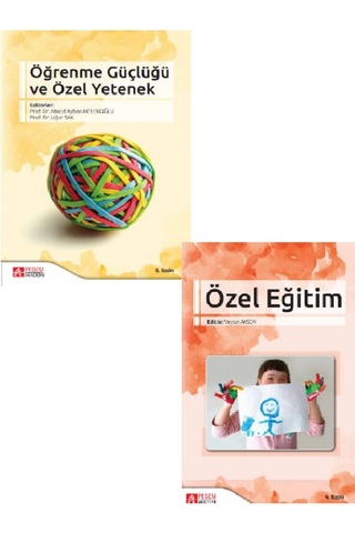Pegem Akademi Yayıncılık Öğrenme Güçlüğü ve Özel Yetenek - Özel Eğitim - Macid Ayhan Melekoğlu 2 KİTAP SET