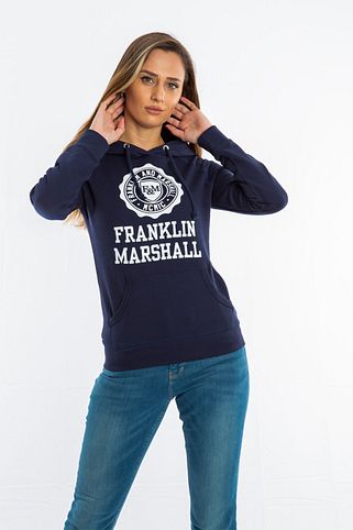 eNESIL Franklin Marshall Lacivert Onu Cepli Kapu onlu Kad n Sweatshirt Fiyat Yorumlar Trendyol