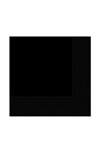 Parti Furyası Plain Black Napkin