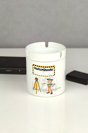 Hediyelen Map Engineer Unscented Ashtray
