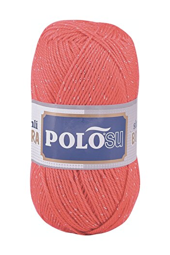 Polosu Simli Lüks Patiklik El Örgü Ipi | Nar Çiçeği 371