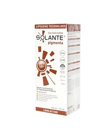 Solante Pigmenta Lekeli Ciltler Için Güneş Koruyucu Losyon - Pigmenta 50+ Sun Care