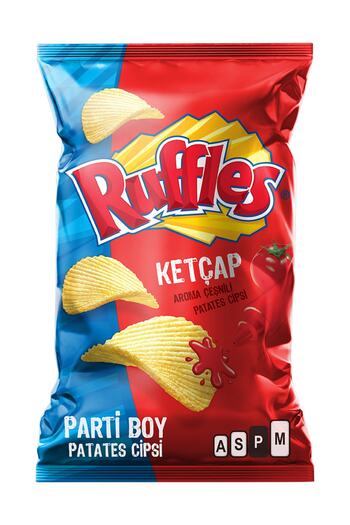 Ruffles Potato Chips with Ketchup Party Size 150 g