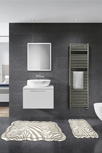 Alanur Home Leylak Лазерне різання 2-комплект для ванної кімнати St210197vz