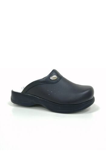 Hipokrat Full Orthopedic Medical Sabo Navy Blue Women's Slippers