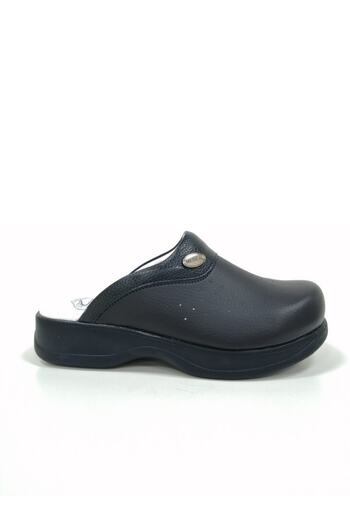Hipokrat Full Orthopedic Medical Sabo Navy Blue Women's Slippers