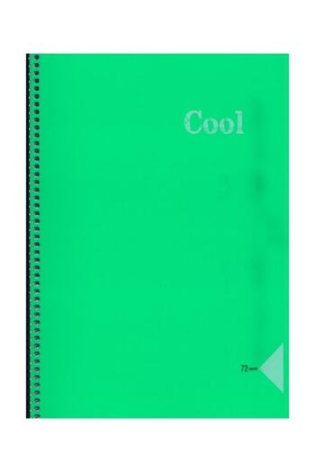 KESKİN COLOR Keskin A4 Зошит 72 арк. Без ліній (гладкий) Spr. Pp. Kpk. Cool Зелений