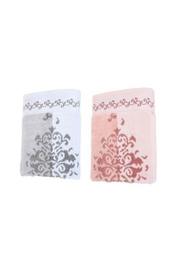 Özdilek (2 Pieces) Emily Hand and Face Towel 100% Cotton Velvet