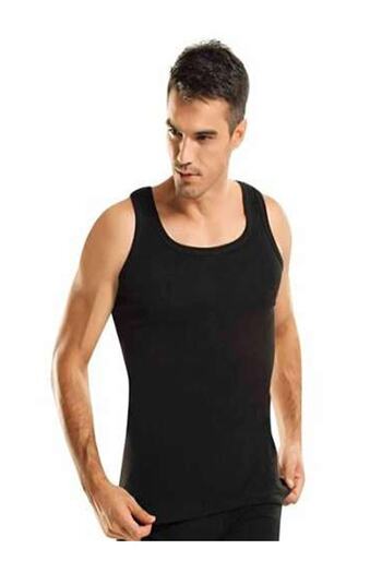 Tutku (2 Pieces) 100% Cotton Classic Ribbed Men's Undershirt