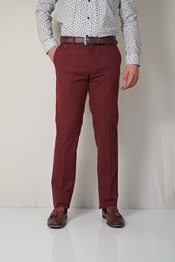 Bomonti Nikrali Classic Organic Side Pocket Embroidered Trousers