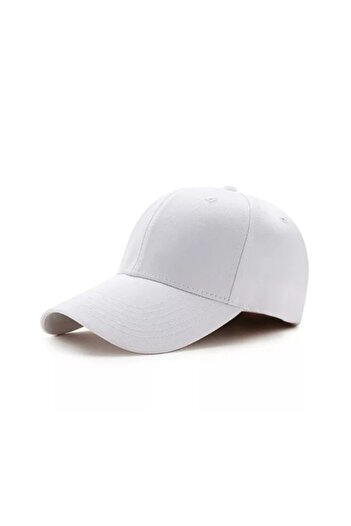 1fazlası White Single Color Sports Hat