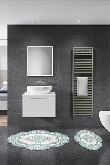 Alanur Home Alanur Dolunay Лазерне різання 2-комплектний набір для ванної кімнати St210107ma