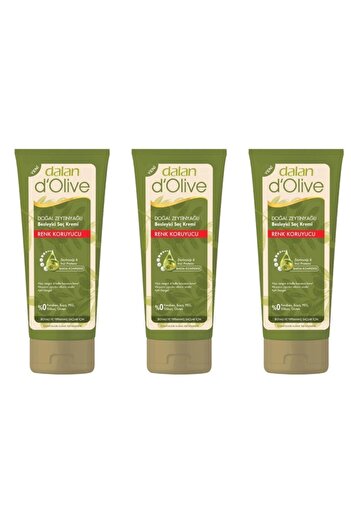 Dalan D'olive Zeytinyağlı Renk Koruyucu Saç Kremi 200ml 3 Adet