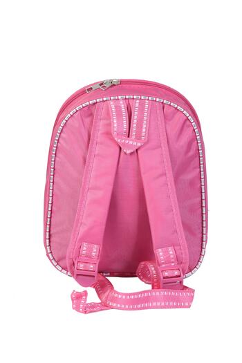 Nubutik's Girl's Pink Tongs Embossed School Backpack