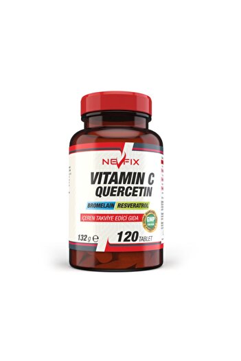Nevfix Vitamin C 1000 Mg 120 Tablets Selenium 200 Mcg 120 Tablets