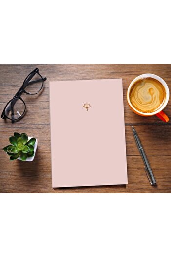 AKILLICA Pastel Notebook Pink 13.5 Cm X 21 Cm