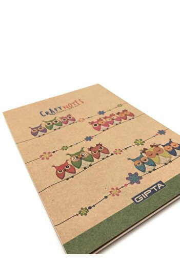 Gıpta Craft Notes Owl Notebook 60 MakeA5 Drawing1837