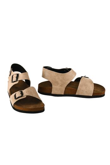 JustBow Unisex Beige Sandals