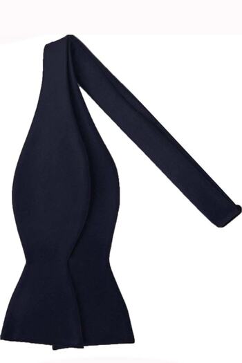 Gutiero Navy Blue Light Bow Tie