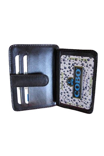 Zenga Original Leather Wallet Credit Card Holder 024-1 Black
