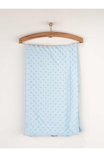 Miniworld Baby Boy Blue 80x100 Cm Chickpea Pattern Blanket