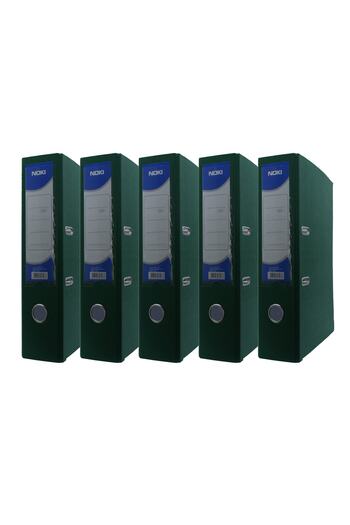 Noki Green Large Plastic Folder - Pack of 5 (56411-160)