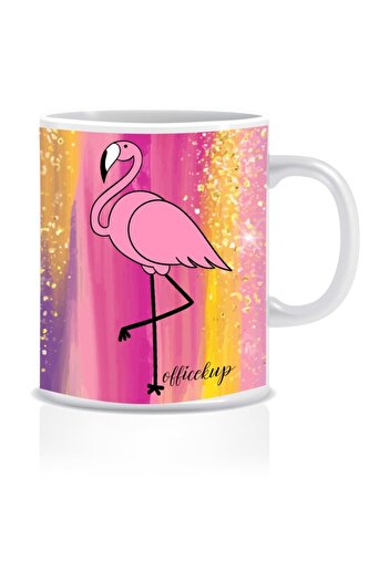 Officeküp Flamingo Porcelain Coffee Cup