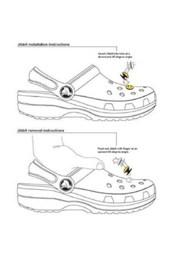 Croci Jibbitz E-1 - 12 Pieces Crocs Slipper Ornaments