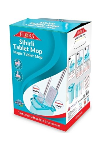 Flora F394 Sihirli Tablet Mop Kova Seti Yeni Nesil Temizlik (8 Litre)