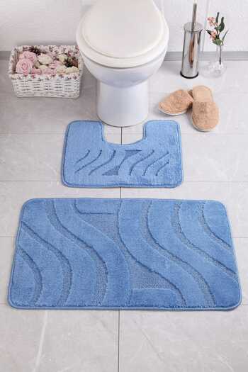 Confetti Symphony 50x80 40x50 cm PS Blue Bath Rug
