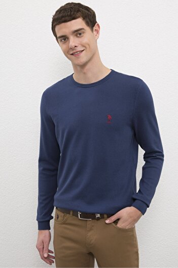 U.S. Polo Assn. Pulover pentru bărbați albastru