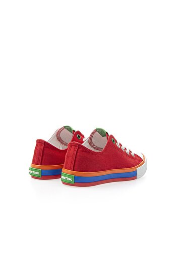Benetton Çocuk Kırmızı Bağcıklı Spor Ayakkabı 30175