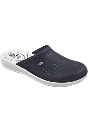 GEZER Orthopedic 4 Point Sabo Slippers Cook Nurse Hospital Doctor Slippers (dark blue)