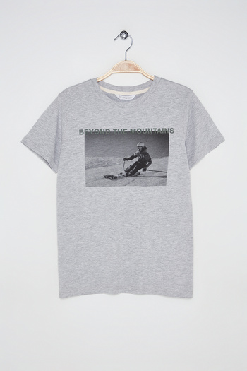 MANGO Kids Boy's Metal Gray T-Shirt