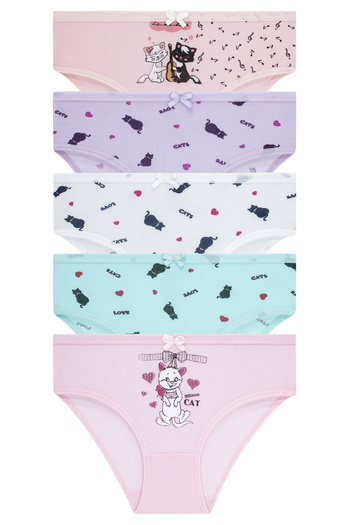 biyokids Κορίτσια 5 Πακέτα πολύχρωμα εσώρουχα