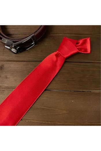 Trenderrs Men's Satin Tie And Handkerchief Set Men's Tie