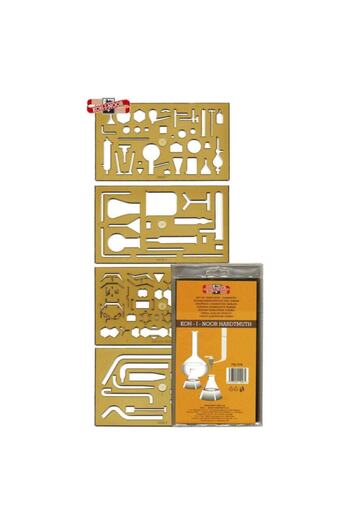 Koh-i Noor Koh-i-noor750076 Chemistry Template 4 Pieces