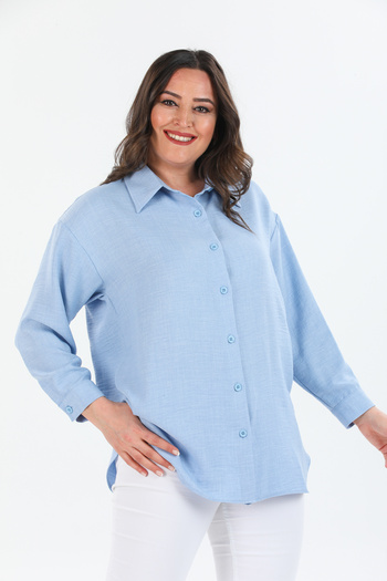 PERA CLUB Plus Size Shirt - Relaxed Fit