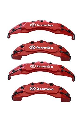 Tiger Marketing Aston Martin Rapide Compatible Brembo Red Caliper Cover 4-Piece with Oil Hose