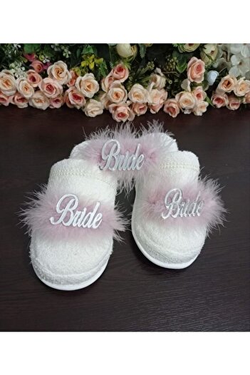 Hobigram Slipper Types Bride Bridal Slippers and Crown Set – Slippers, Stylish Design, Women's Accessory