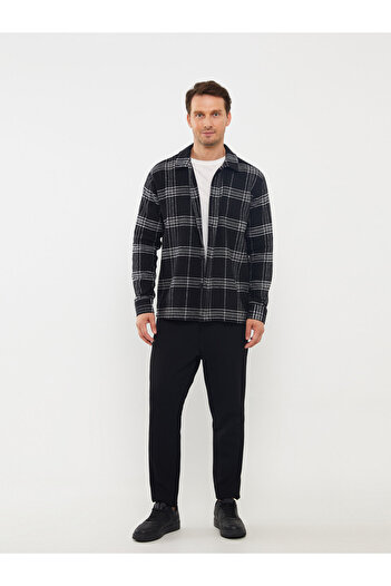 LC Waikiki Hemdjacke für Herren mit Karomuster, reguläre Passform – lange Ärmel