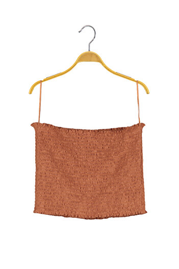 MANGO Woman Women's Red Bustier 17980142